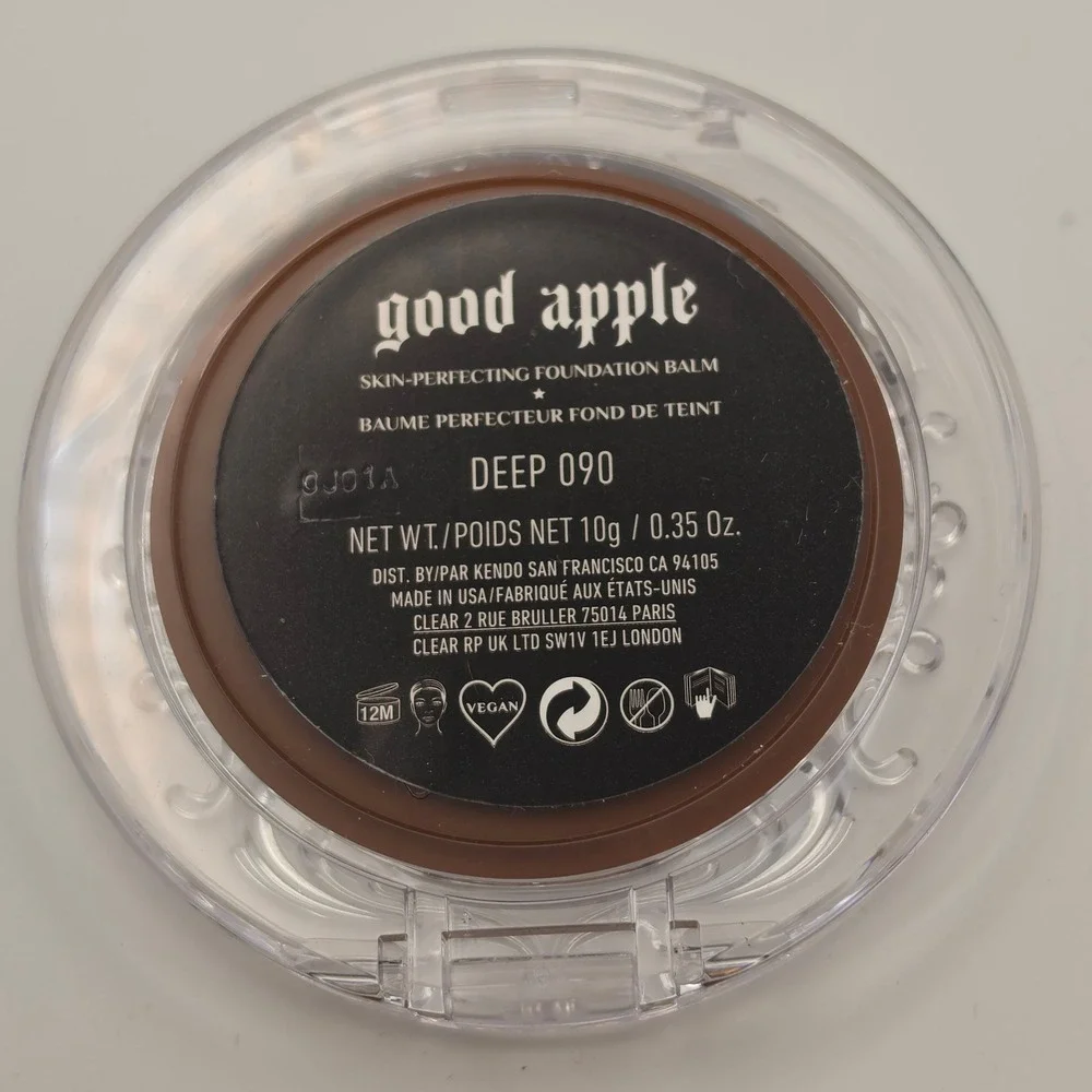 KVD Beauty Good Apple Skin-Perfecting Foundation Balm Deep 090 10g 0.35oz NIB